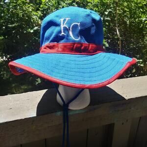 Kansas City Royals x KU Jayhawks - Drawstring Boonie Sun Fishing Hat ADULT OSFM